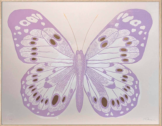 Butterfly - pastel purple