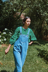 Bluse Onagre - Tiefes Grasgrün