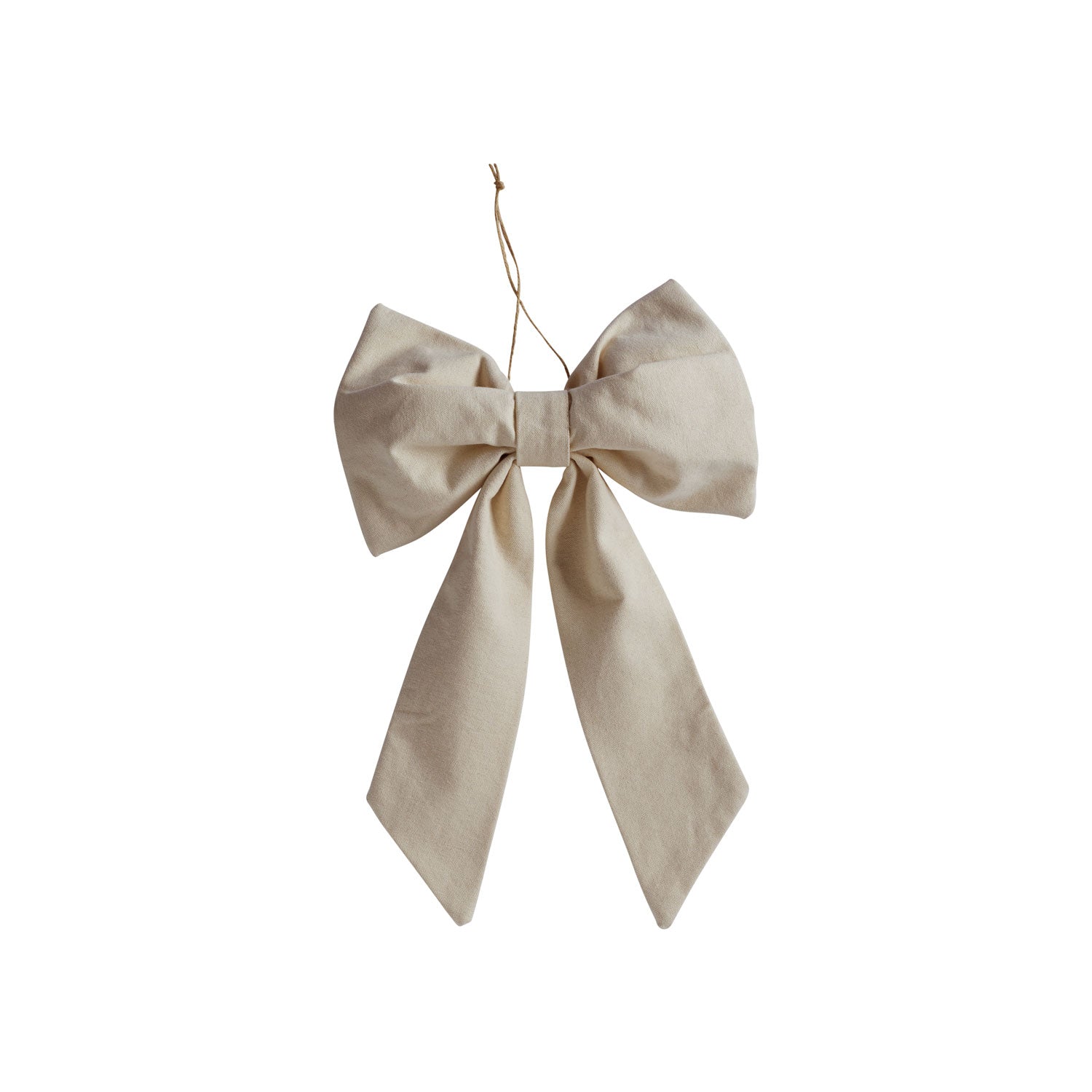 Weihnachts-Schleife / Christmas Bow L - Creme -  28 x18 cm