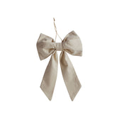 Weihnachts-Schleife / Christmas Bow - Creme - L (28x18 cm)