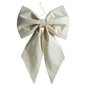 Weihnachts-Schleife / Christmas Bow - Creme - XL 40 x 60 cm