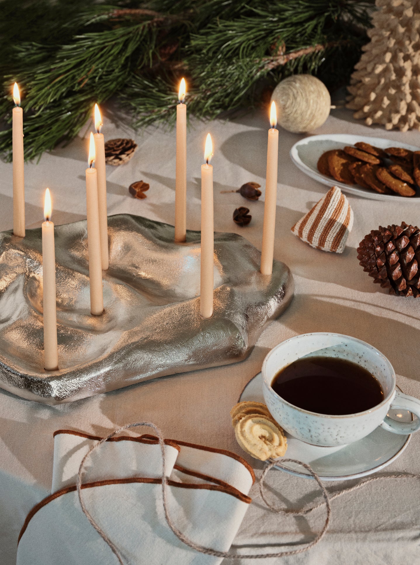Kaffeetasse mit Untersetzer Nordic Sand