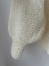 Strickjacke Cardigan - Creme