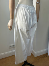 Leichte Culotte Palazzo-Hose - creme