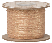 Geschenkband Ribbon, 25 m - Vintage rose / Gold