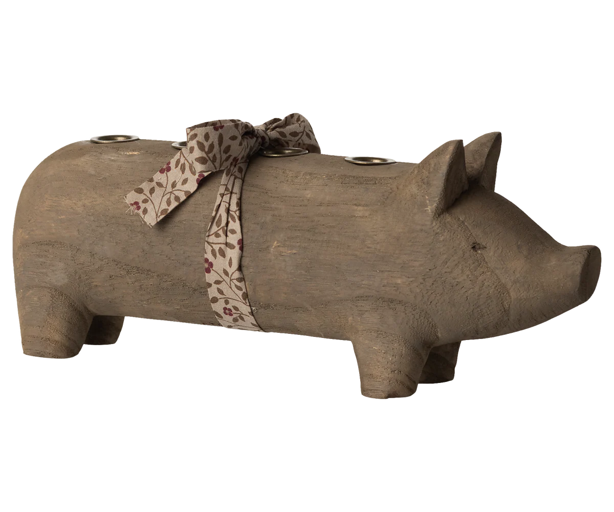 Kerzenhalter großes Schwein
