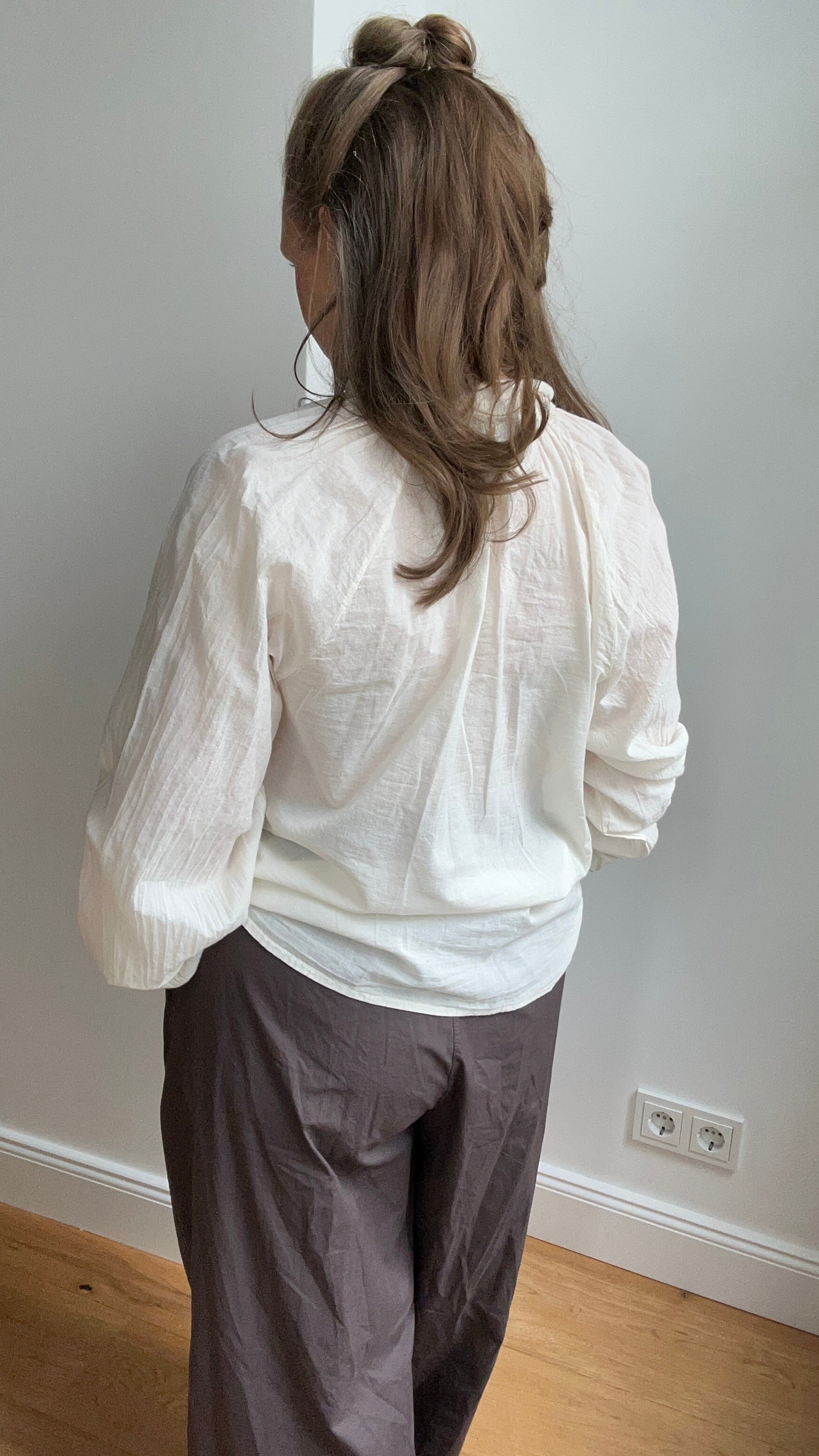 Culotte Palazzo-Hose - dunkelbraun