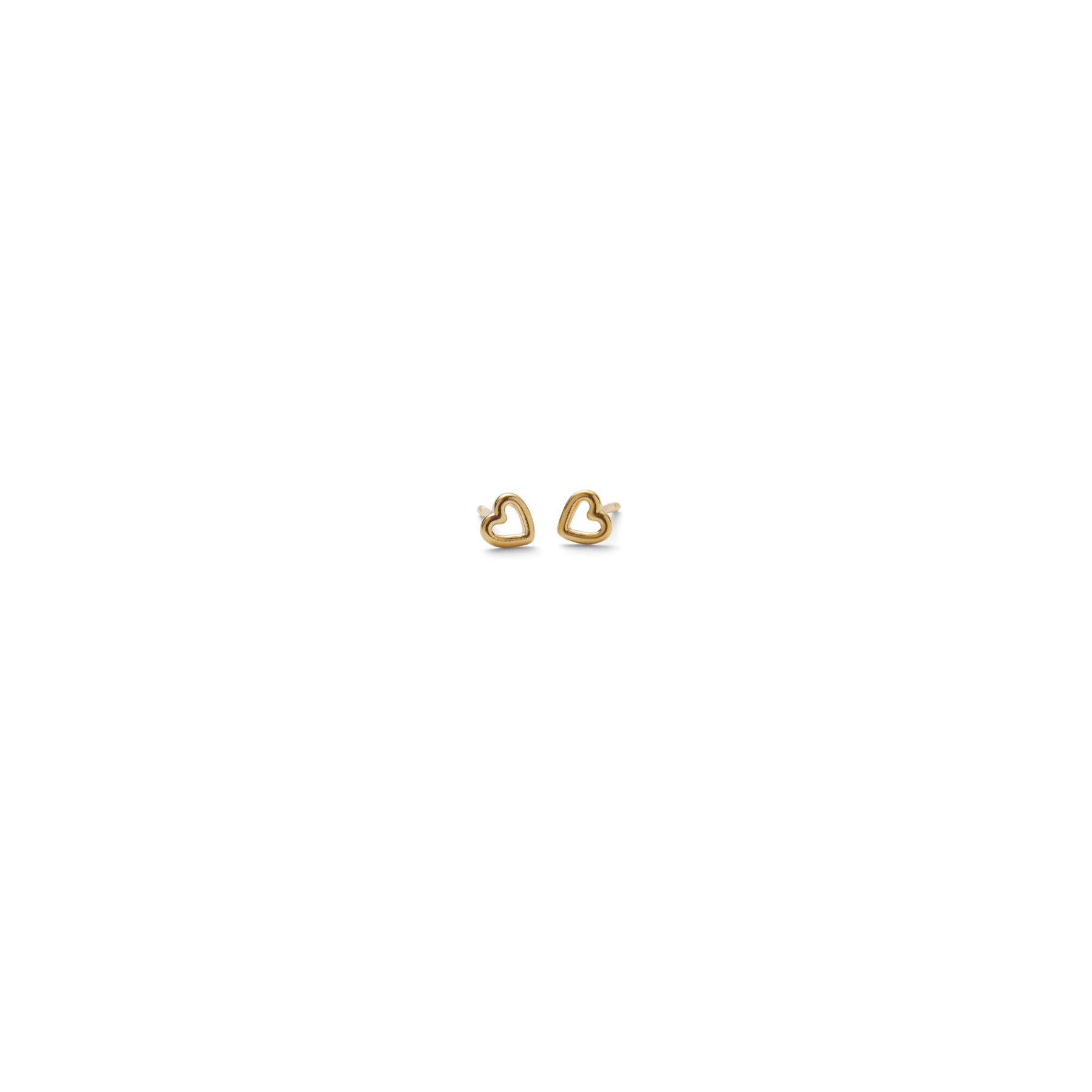 Eternal Herz Ohrstecker – gold