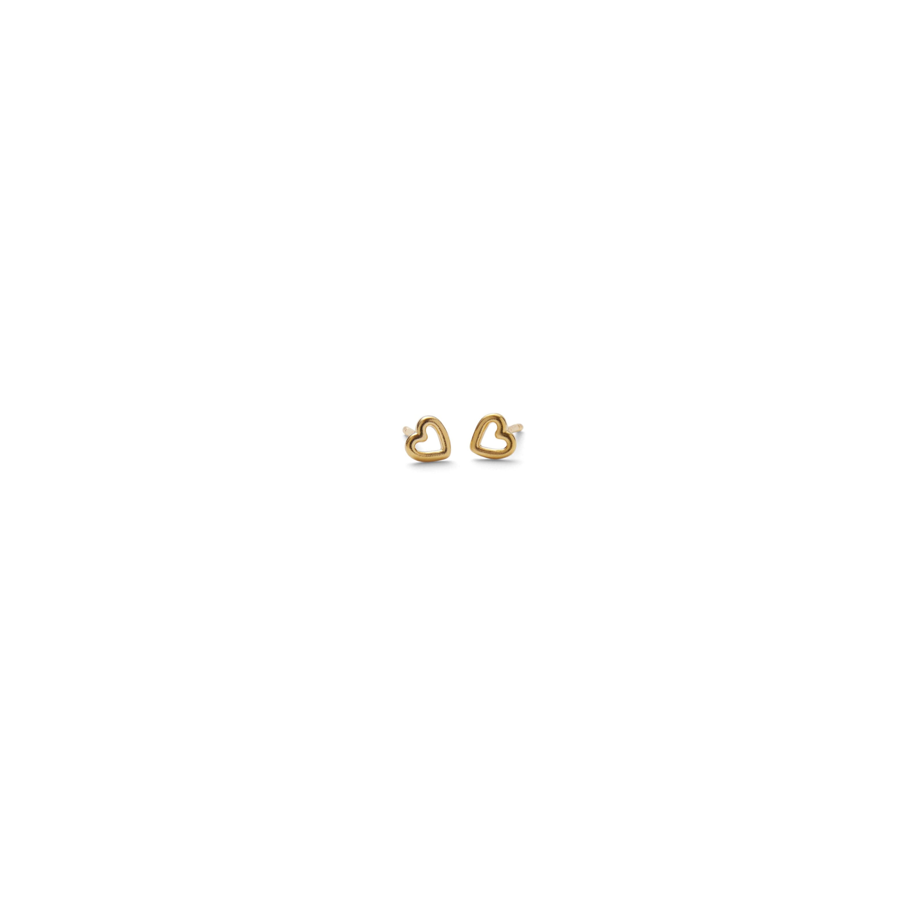 Eternal Herz Ohrstecker – gold