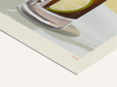 Nahaufnahme des Posters Long Island Iced Sea mit liebevoll gezeichneten Details