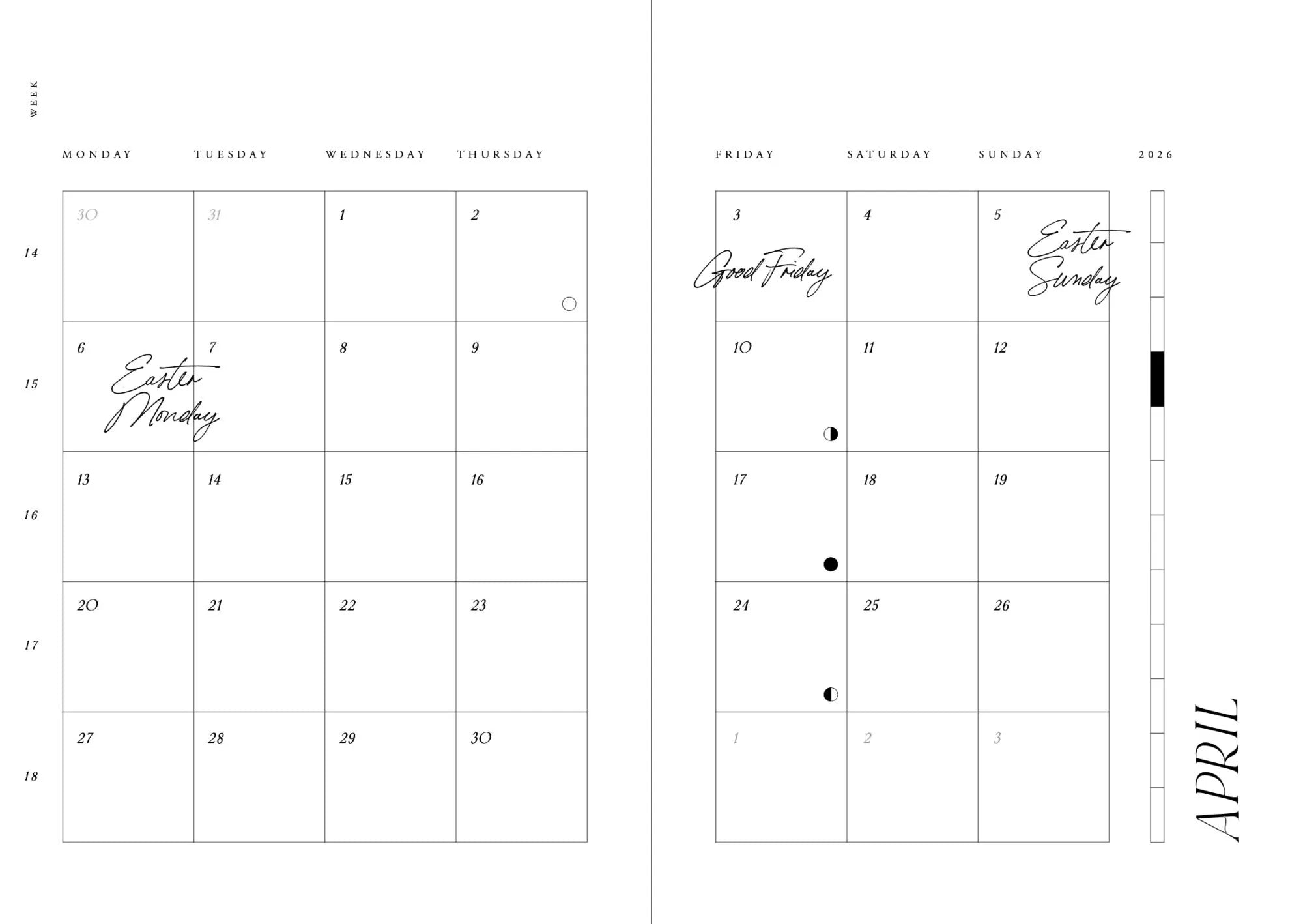 Cozy Planner 2026 – Coffee – “You are made of magic.”