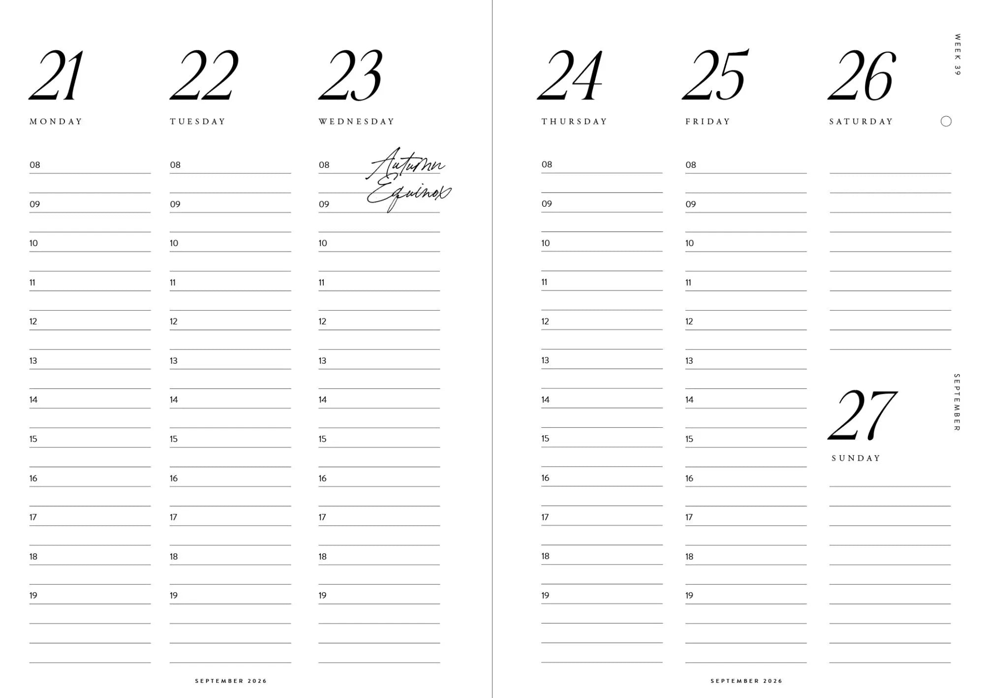 Cozy Planner 2026 – Night Sky – “Shoot for the moon darling"