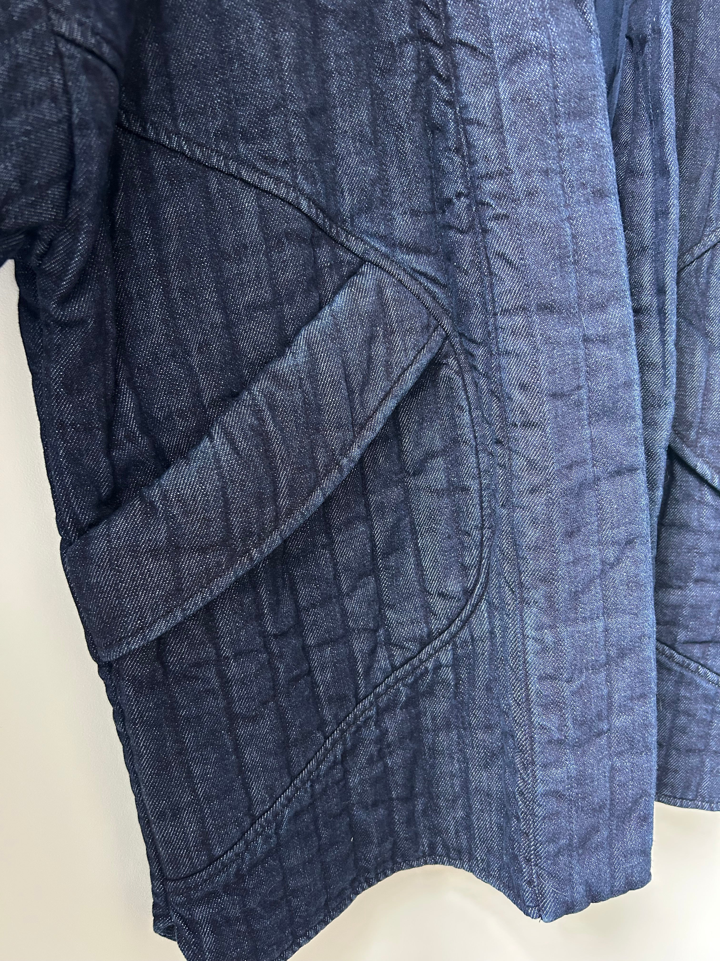 Kimono-Jacke Demin Dark