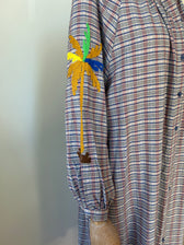 Kleid mit Palmen