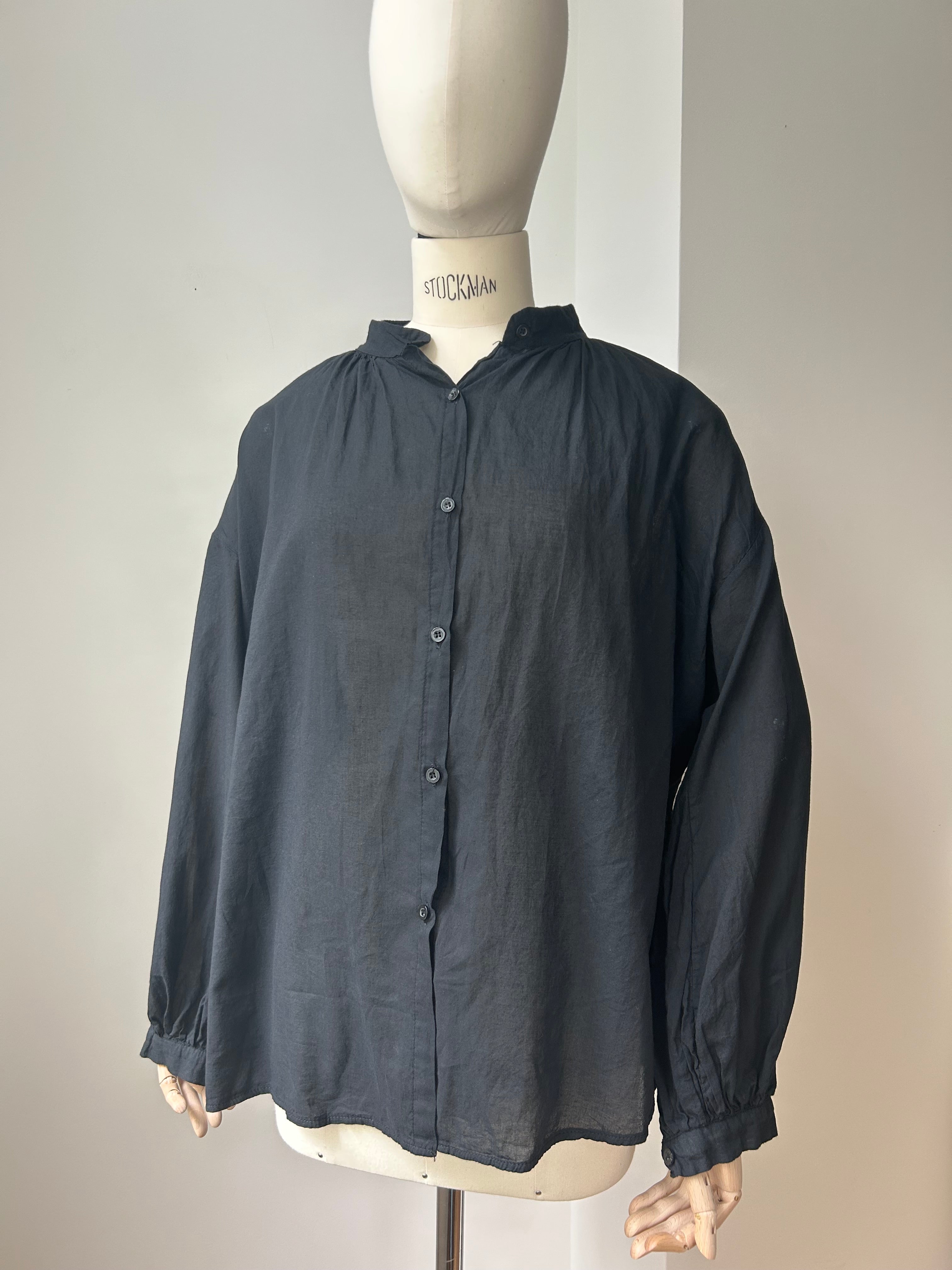 Sommerbluse - schwarz