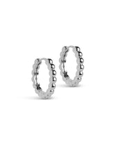 Ohrringe Hoops Ball Large - silber