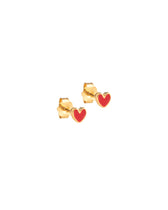 Studs Amore - rot/gold