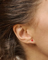 Studs Amore - rot/gold