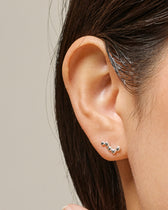 Ohrstecker Nara Long – Silber
