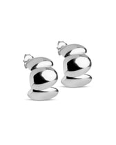 Ohrringe Melia Chunky Hoops – Silber