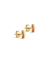 Ohrstecker Nara – Gold/Coral