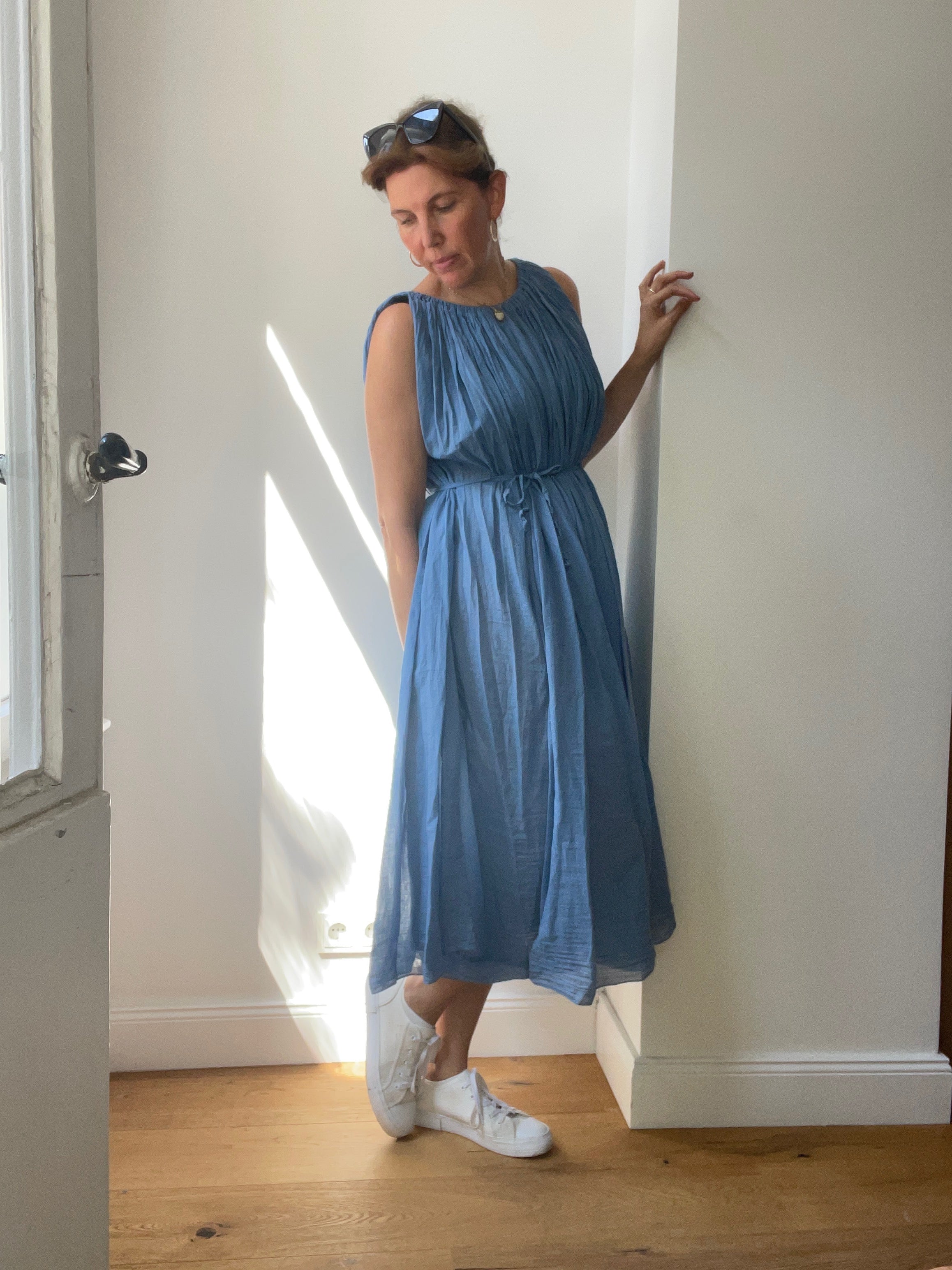 Göttinnenkleid - dusty blue