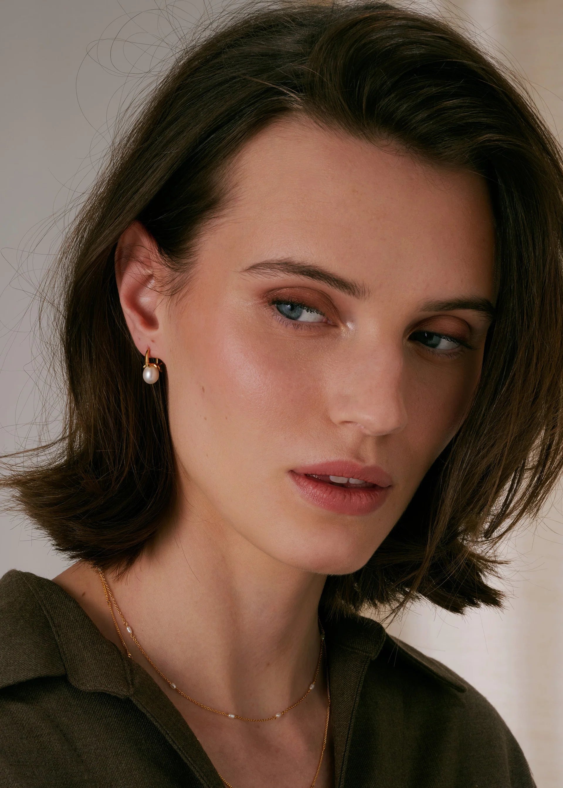 Ohrringe Florentina Pearl - gold