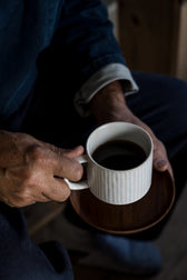 Teetasse geriffelt