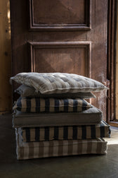 Sitzkissen Beige gestreift - 40x40