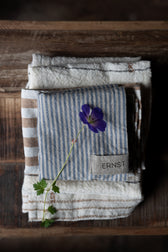 Geschirrtuch 47x70 - blau / beige gestreift