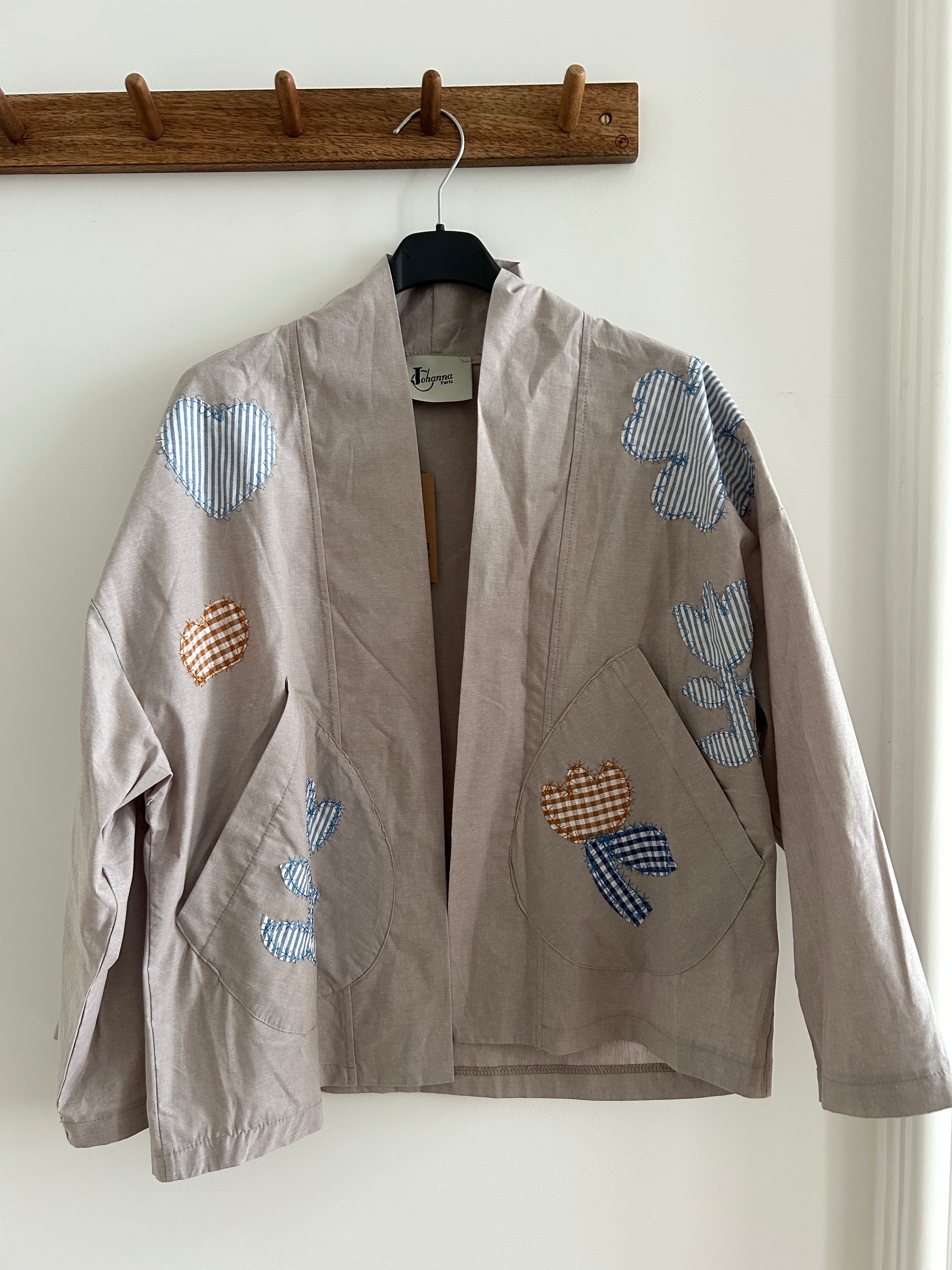 Kimono Jacke Blumen