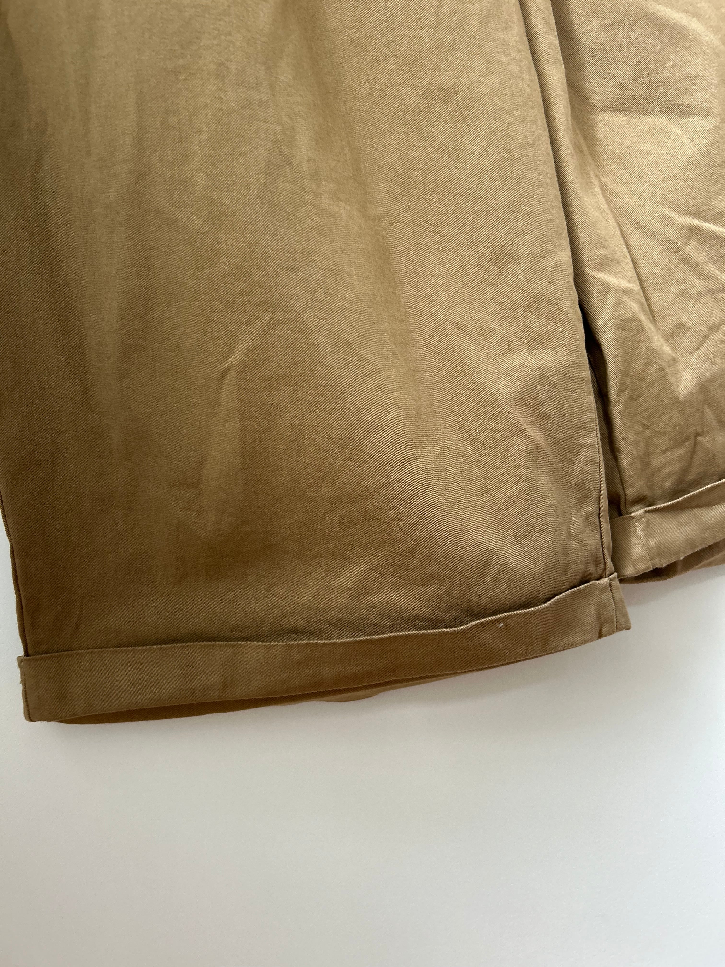 Warme Culotte Palazzo-Hose - camel