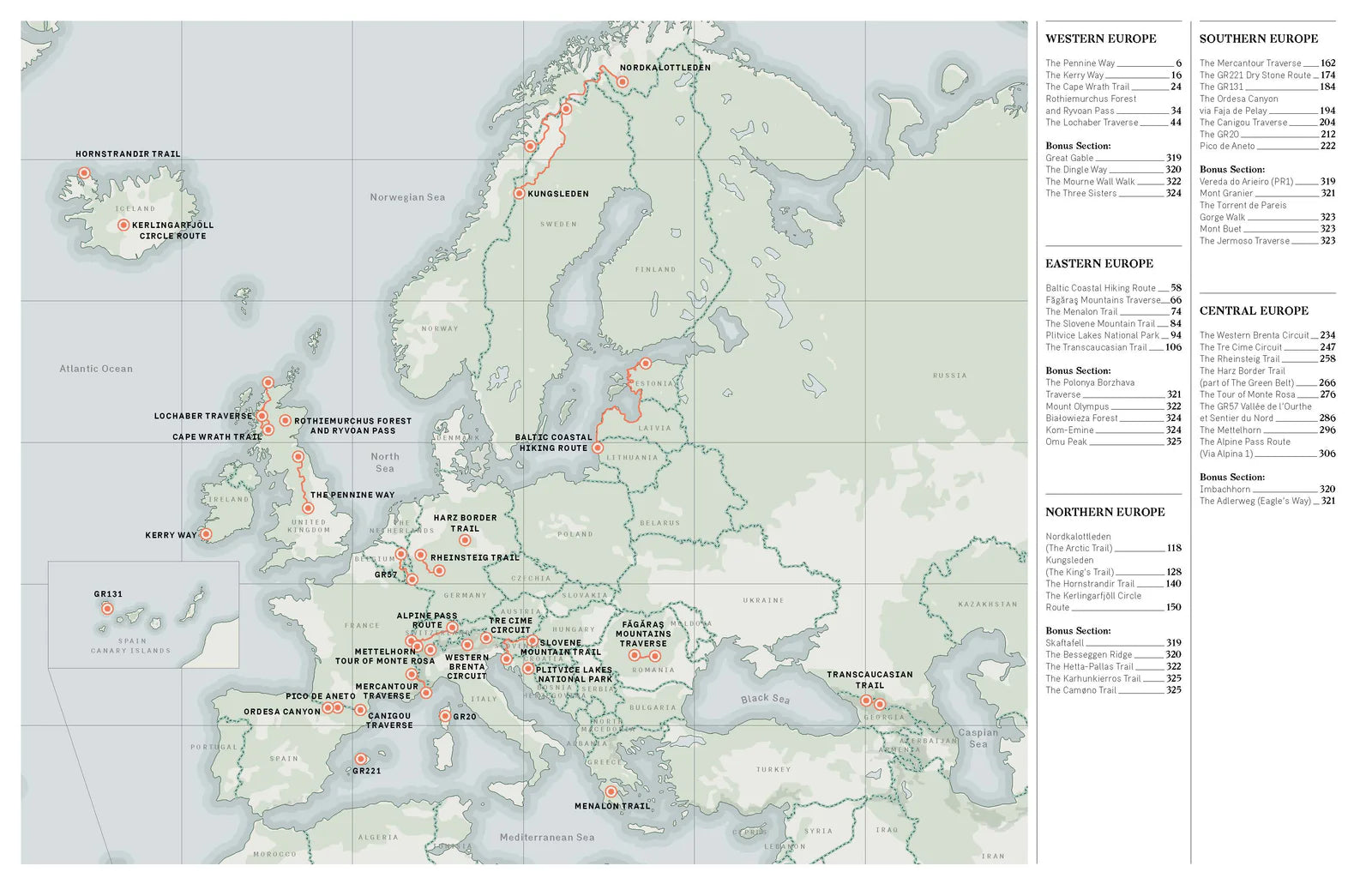 Buch - Wanderlust Europe