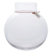 Glas-Vase von ERNST in Frontansicht – klare Form und zeitloses Design