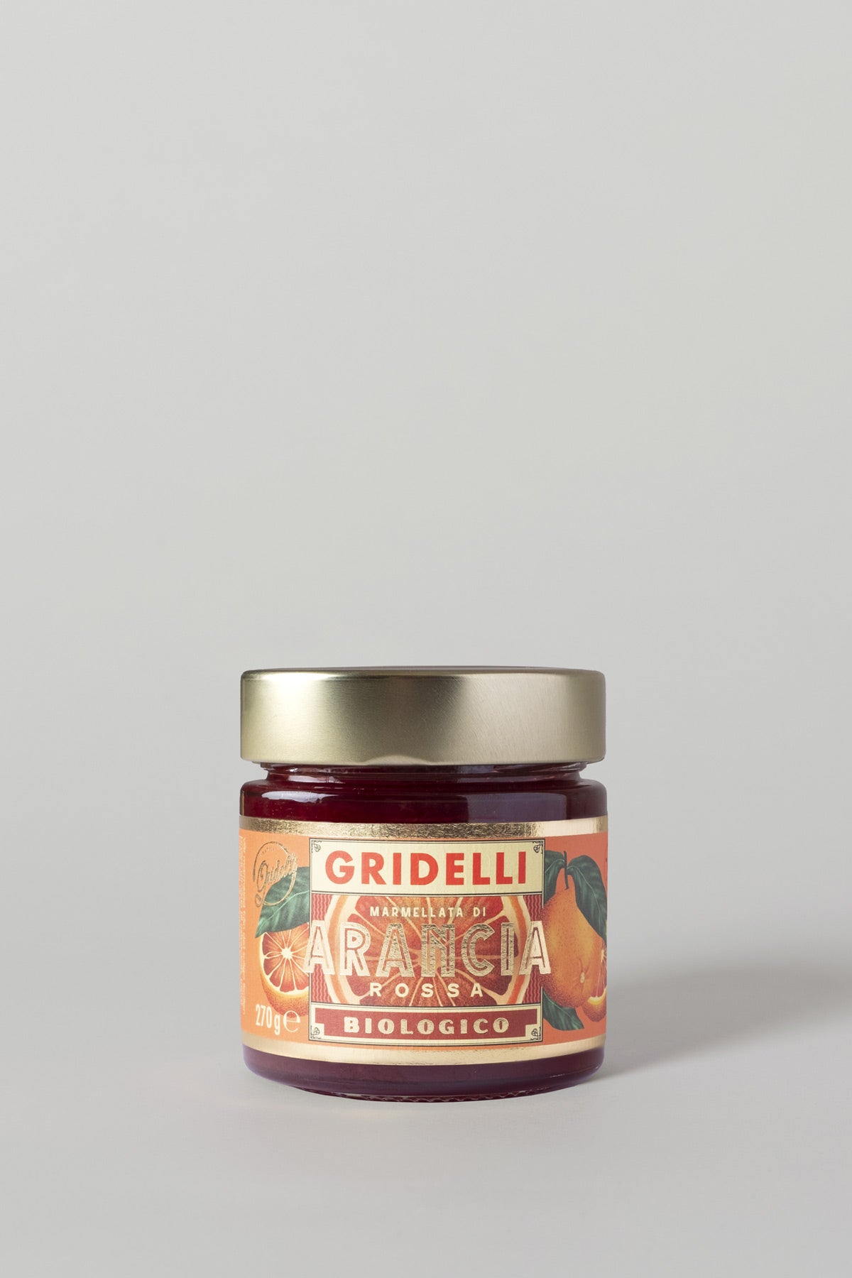Gridelli Marmellata di Arancia Rossa – Bio Blutorangenmarmelade 270 g aus Sizilien