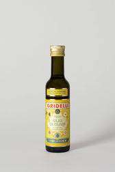 Detailaufnahme Gridelli Olio al Limone – Bio Olivenöl mit Zitrone, Premiumqualität aus Kalabrien