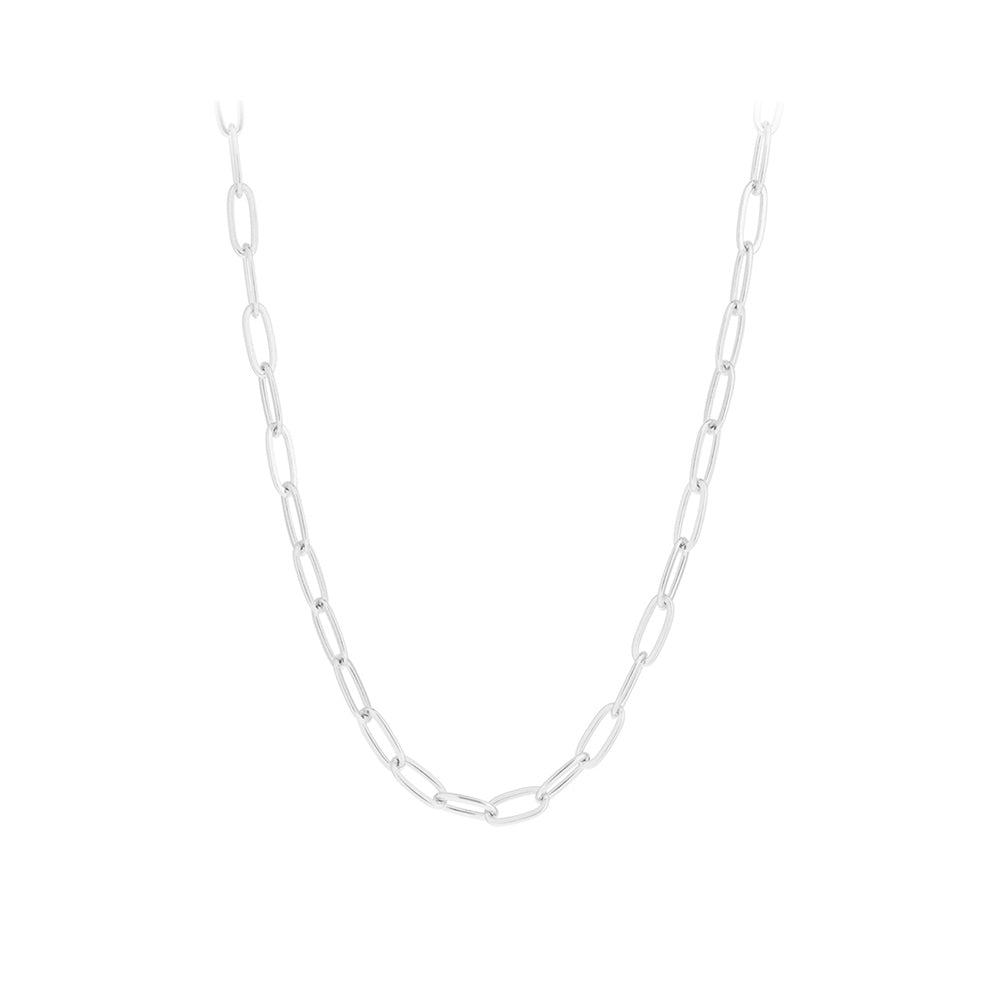 Pernille Corydon Halskette Esther Silber 45 cm – Frontansicht