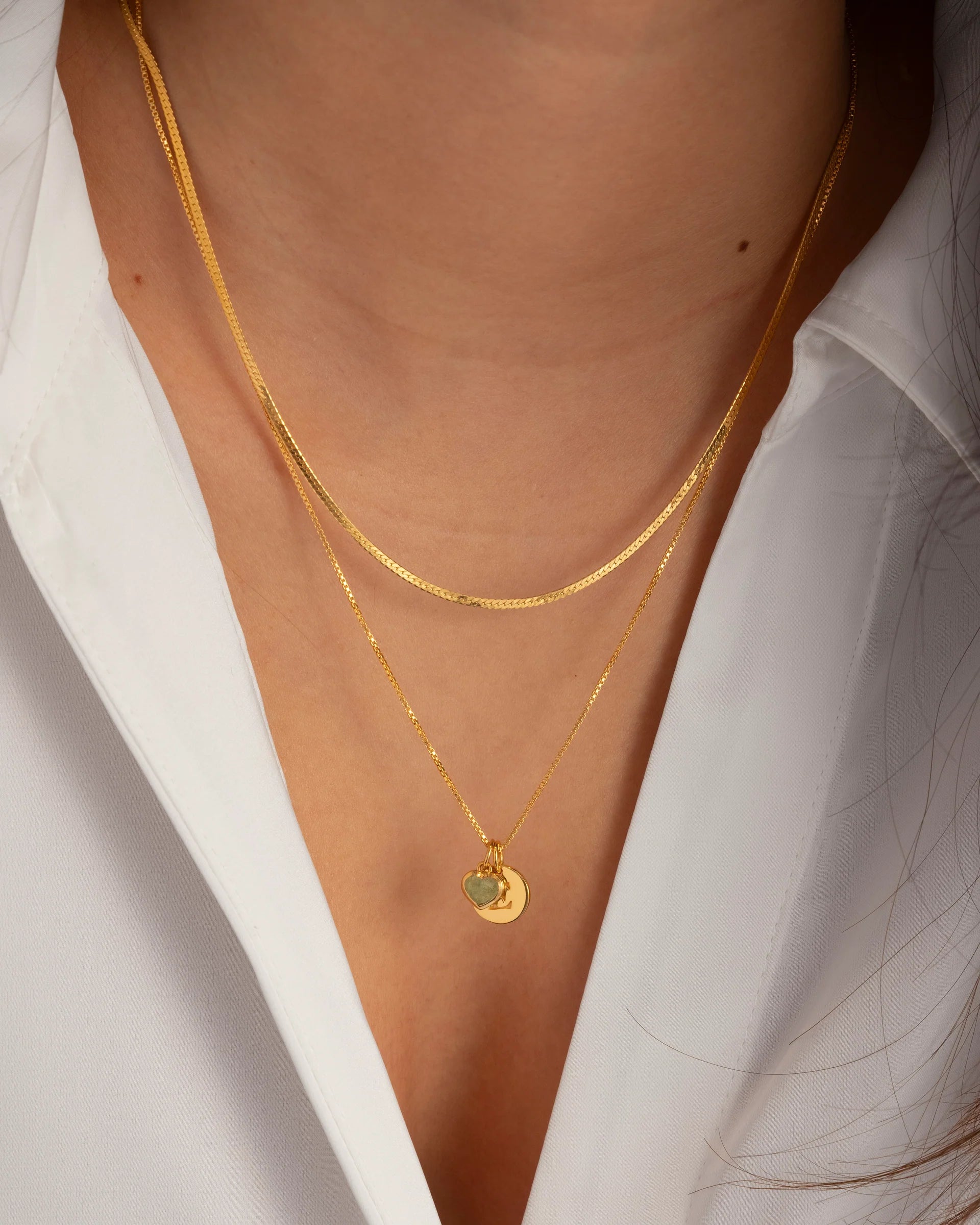 Anhänger Beloved Pendant Aventurin - gold
