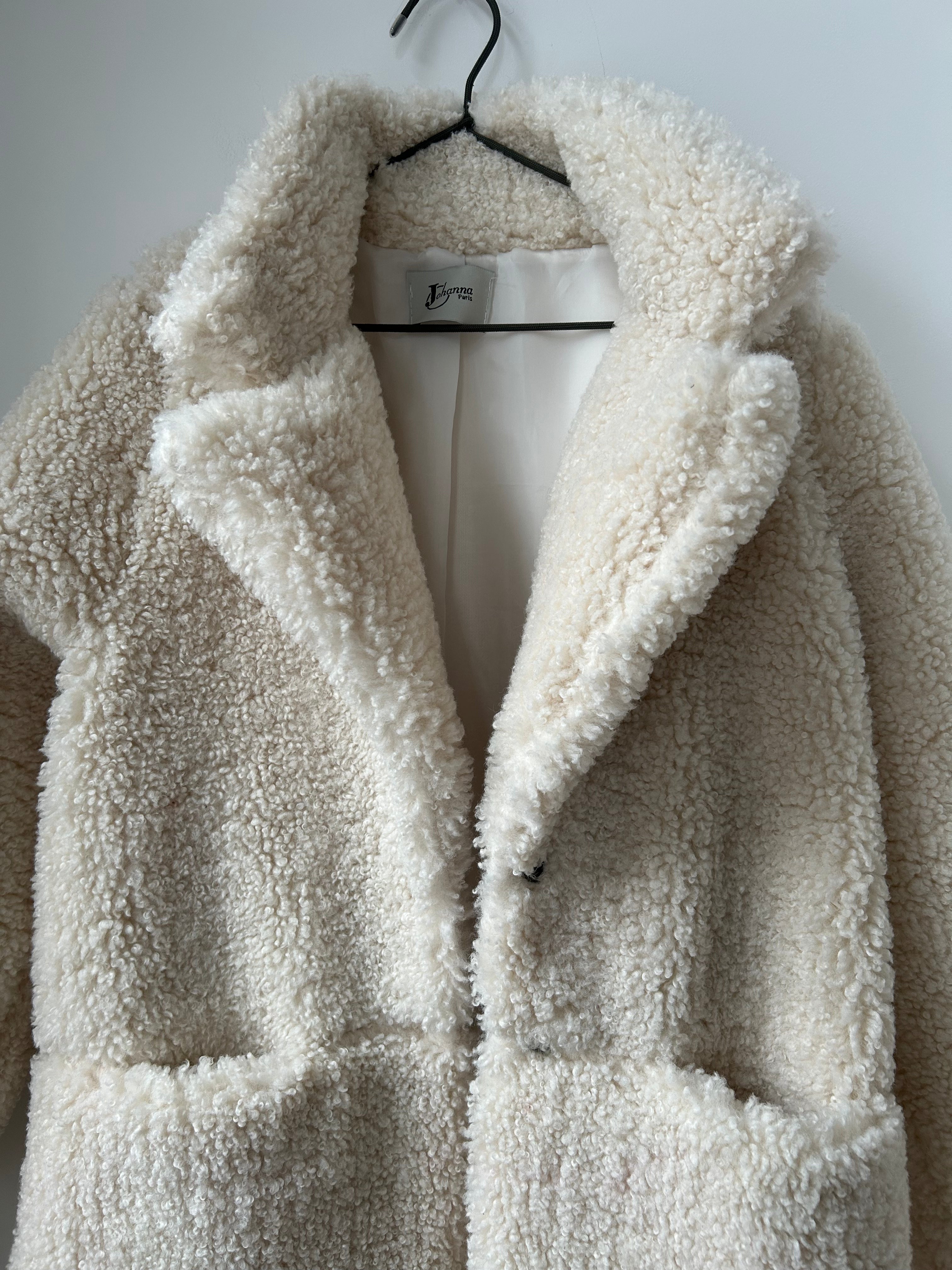 Kuscheliger Teddymantel - creme