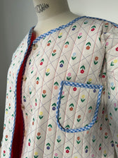 Frühlingsjacke mit Tulpenmuster