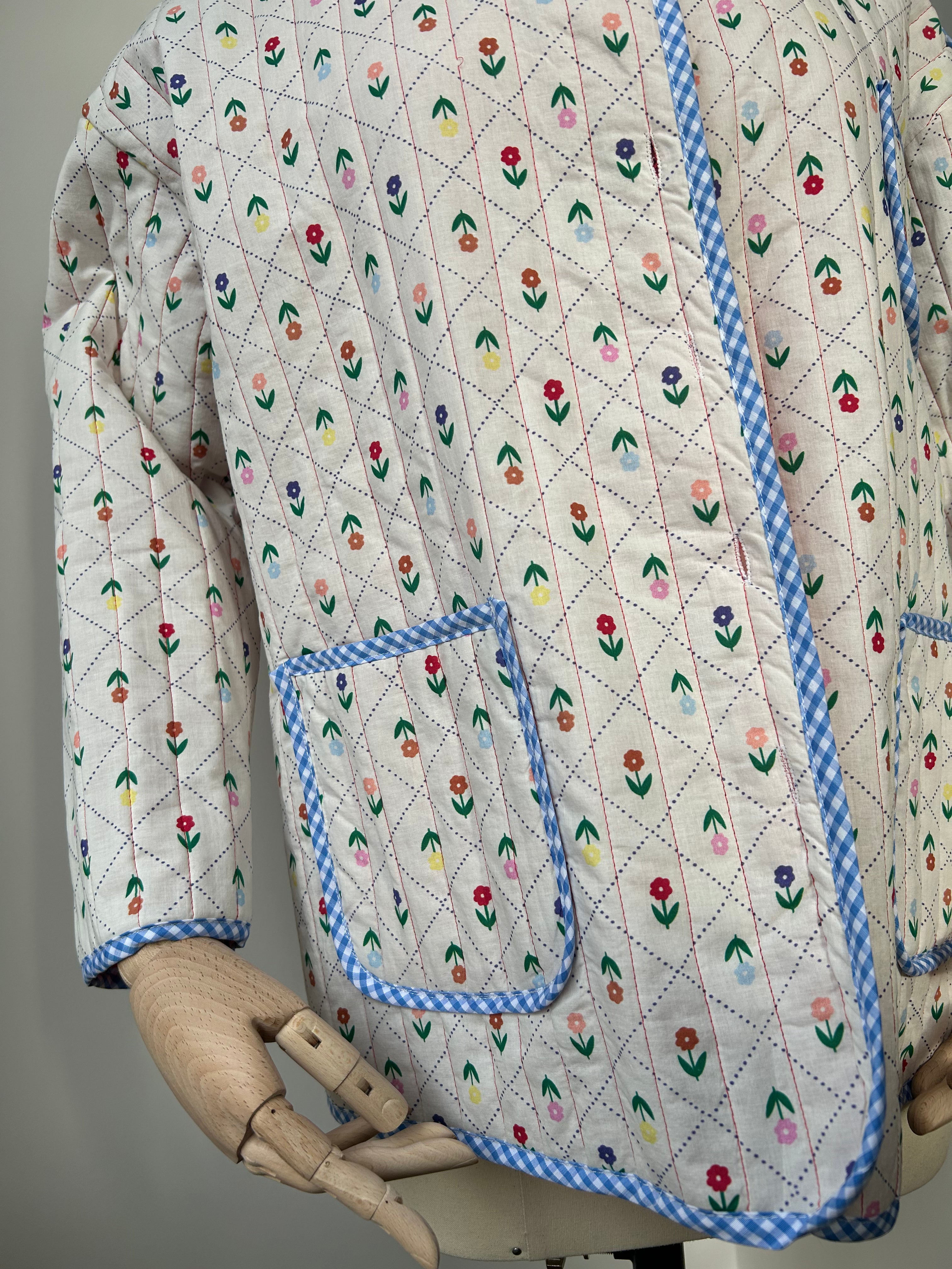 Frühlingsjacke mit Tulpenmuster