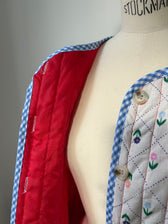 Frühlingsjacke mit Tulpenmuster