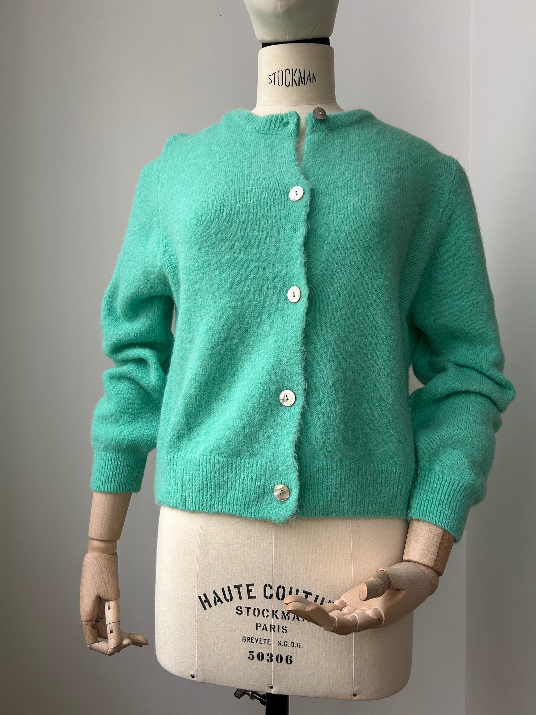 Strickjacke Cardigan - Mint