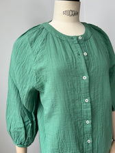 Bluse Onagre - Tiefes Grasgrün