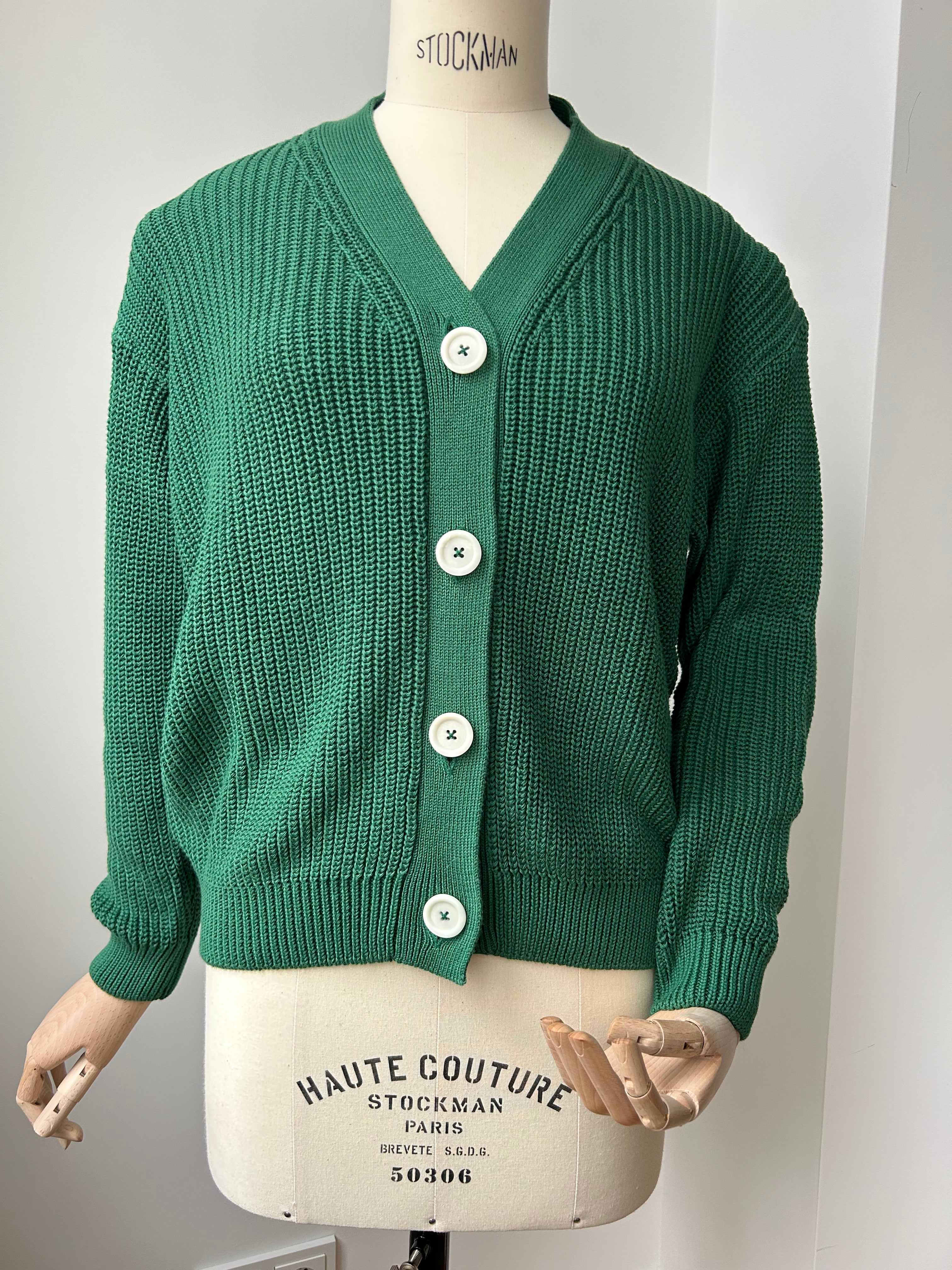 Cardigan Mate - Grasgrün