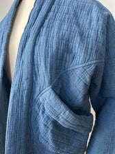 Kimono-Jacke dunkelblau