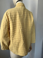 Kimono-Jacke - flachs-gelb