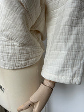 Kimono-Jacke Creme