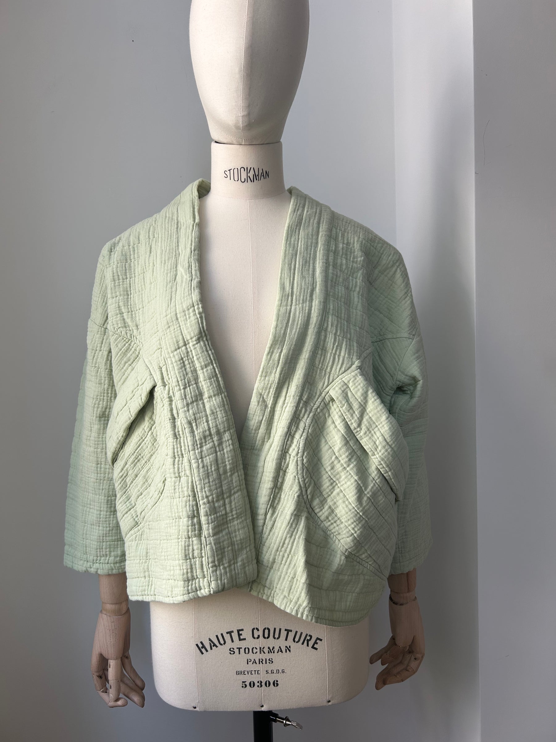 Kimono-Jacke - Pistazie