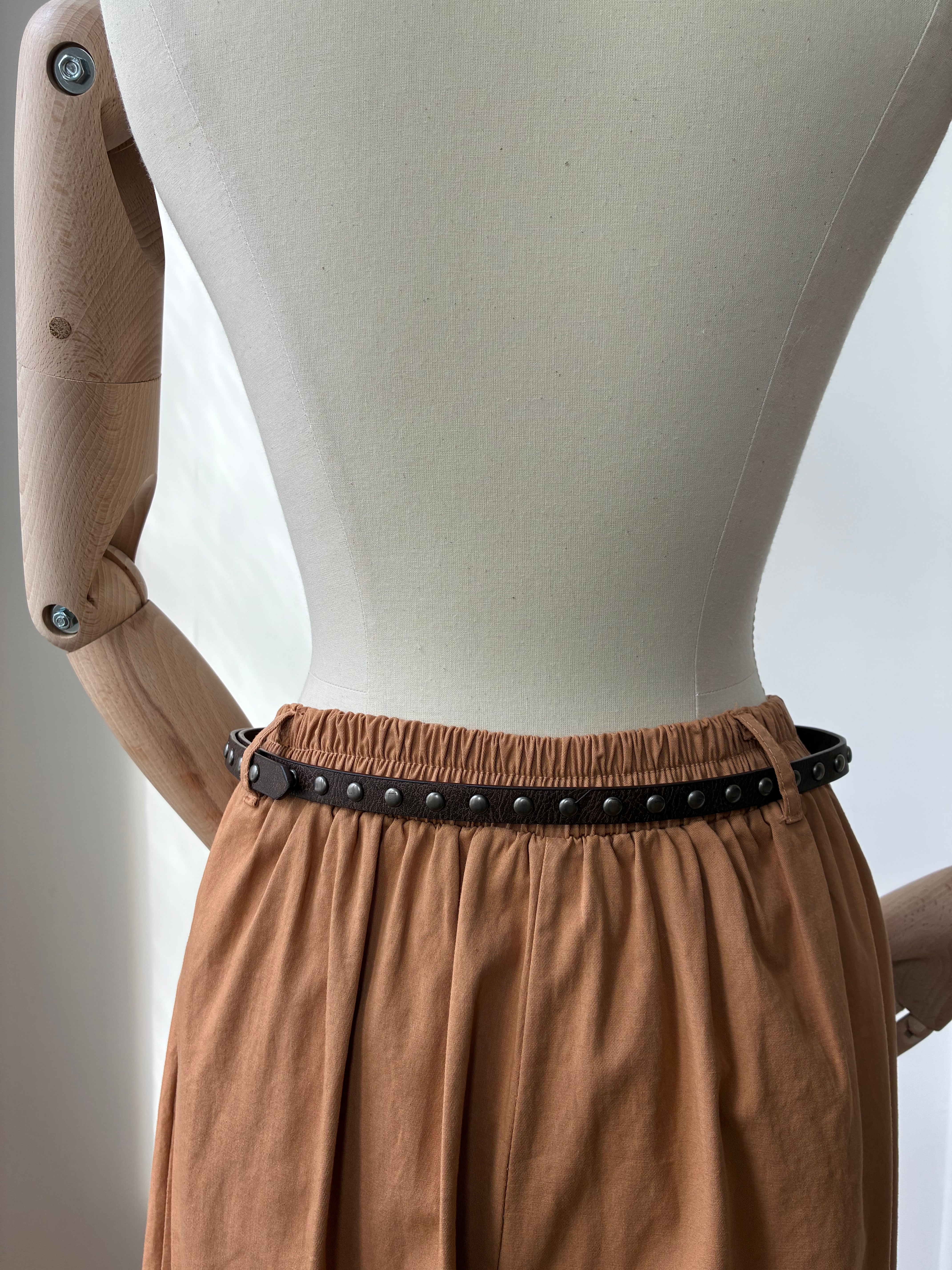 Weite Palozzo-Hose - terracotta